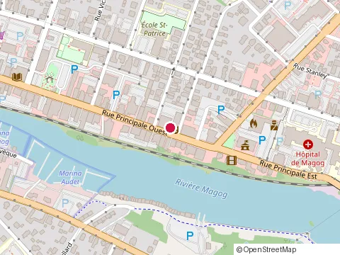 Location of Déjeuner Dîner l'Eggsquis Magog at 145 Principale Ouest, Magog