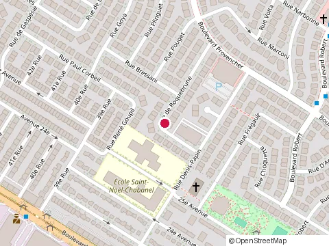 Location of Del-Cor at 4476 Rue de Roquebrune, Saint-Léonard