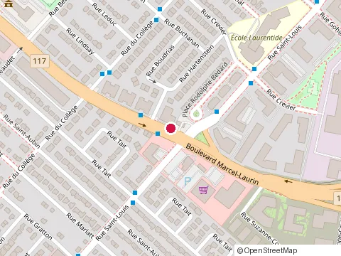 Location of Delicious Dream at 312-455 boulevard Marcel-Laurin, Saint-Laurent
