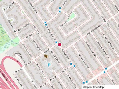 Location of Delta 4 Inc at 158 avenue Giroux, Laval