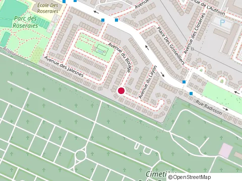 Location of Delta Medicale at 6015 Rue du Bocage, Montréal