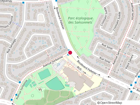 Location of Démélia Logiciels Services Informatiques Inc at 8410 avenue Sorbonne, Brossard