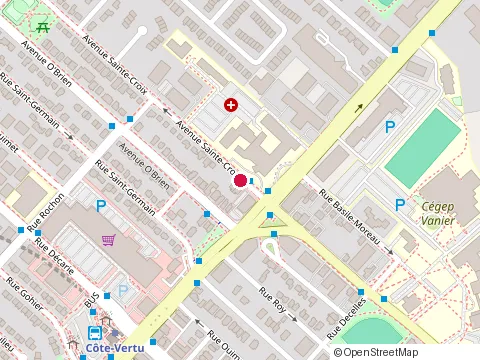 Location of Demeure Ste-Croix Phase 2 Inc at Sainte Croix Ave Saint-Laurent 1175, Québec