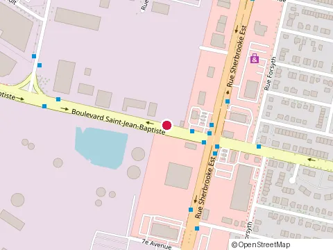 Location of Demix Construction at 3633 boulevard Saint-Jean-Baptiste, Pointe-aux-Trembles
