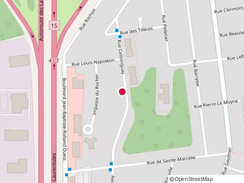 Location of Demix Construction at 17911 Rue Lebeau, Mirabel