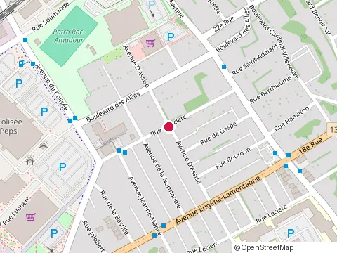 Location of Deneigement Excavation Lr Inc at 1917 avenue d'Assise, Québec