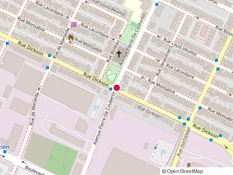 Location of Déneigement Fortier Inc. at 2550 Rue Dickson, Montréal