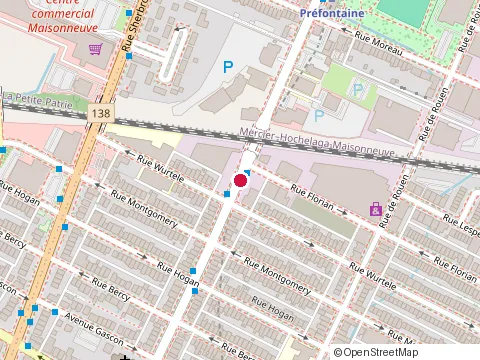 Location of Deneigement&Excavation M Gauthier Inc at 2860 Rue Hochelaga, Montréal