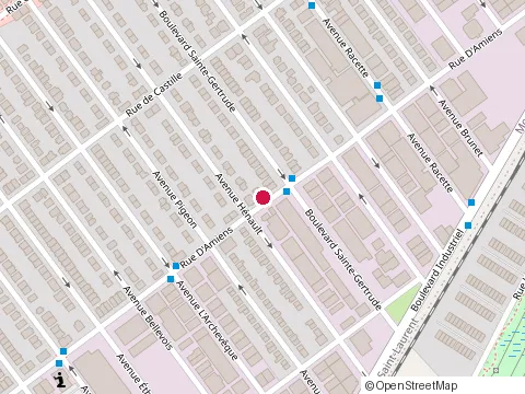Location of Denis Auto Collision at 4960 Rue d'Amiens, Montreal-Nord