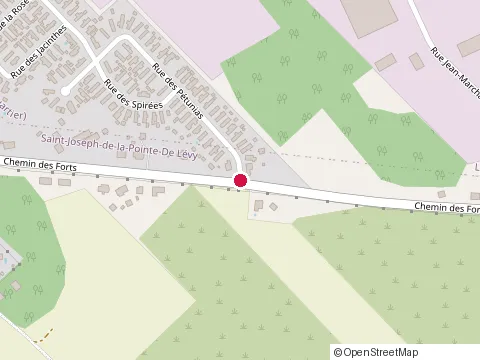 Location of Denis Deschenes at 7714 chemin des Forts, Levis