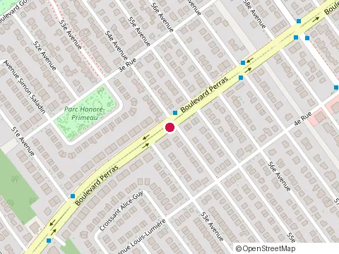 Emplacement de Denis Gagnon au 9400 Perras Boul, Montréal