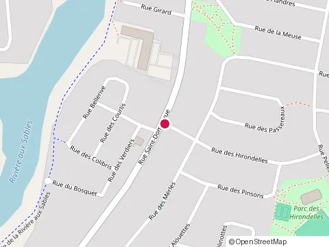 Location of Denis Girard Excavation at 2646 Rue Saint-Dominique, Jonquière