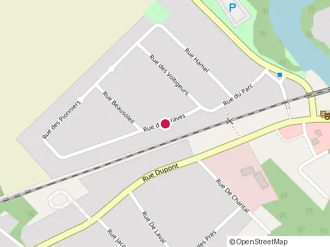 Location of Denis Guy (les Enduits) Entrep Stucco at 17 Rue des Braves, Pont-Rouge