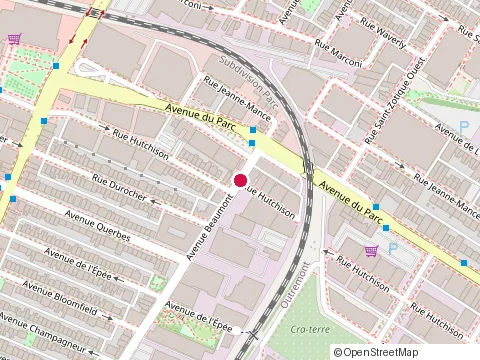 Location of Denise at 386 avenue Beaumont, Montréal