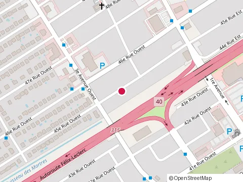 Location of Denlex Construction Inc at 132 45E Rue O, Québec