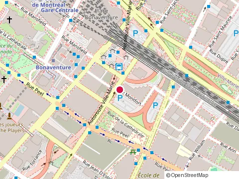 Location of Denomme  Lyse Ca at 555 Rue Montfort, Montréal