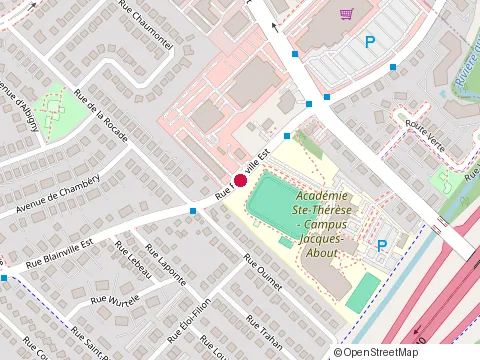 Location of Dental Clinic Ste-Thérèse at 437 Rue Blainville E, Sainte-Thérèse