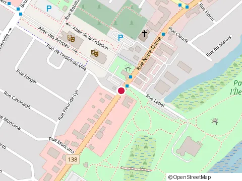 Location of Dentisterie Hanok Repentigny at 421 Rue Notre-Dame, Repentigny