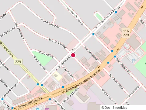 Location of Denturologiste de la Vallée at 320 Rue de Rouville, Beloeil