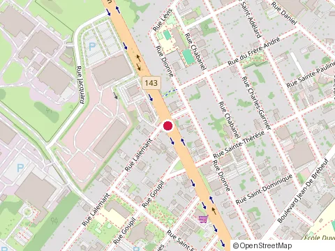 Location of Dépanneur + at 2905 boulevard St Joseph, Drummondville