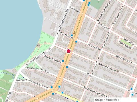 Location of Dépanneur R N at 1543 boulevard Henri-Bourassa E, Montréal