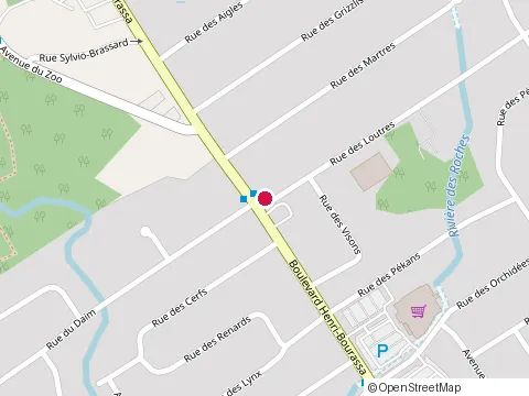 Location of Déplacement de Bâtiments Michel Coutu at 7221 Rue des Loutres, Québec