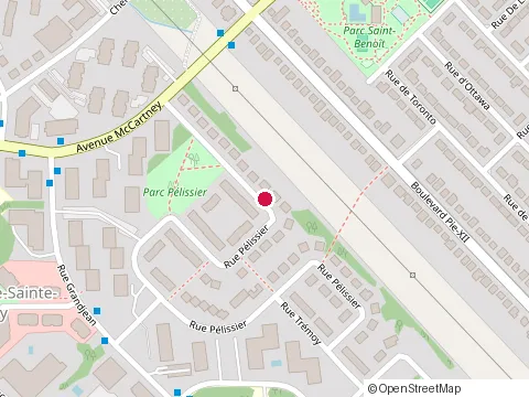 Location of Depont Construction at 3739 Rue Pélissier, Québec