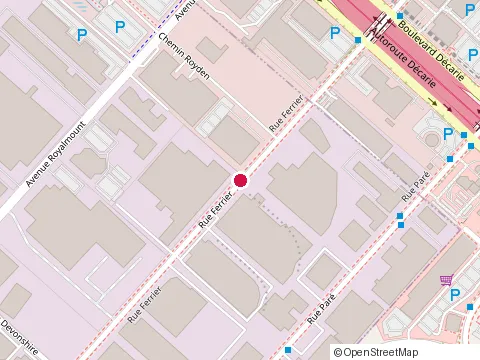 Location of Der Graphics Inc at 5534 Rue Ferrier, Mont-Royal