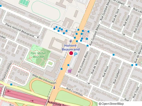 Location of Dermaveda at 7788 Rue Sherbrooke E, Montréal
