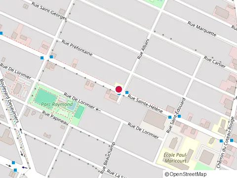 Location of Dermaveda at 1070 Rue Sainte-Helene, Longueuil
