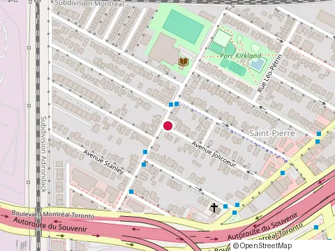 Location of Derouin Portes et Fenêtres at 15 avenue Jolicoeur, Lachine