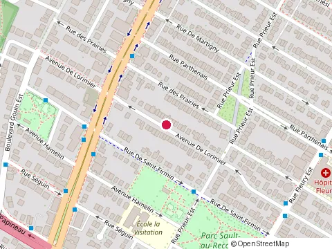 Location of Derrico Arturo at 10575 avenue de Lorimier, Montréal