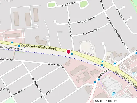 Location of Dery Ginette at 5350 boulevard Henri-Bourassa, Québec