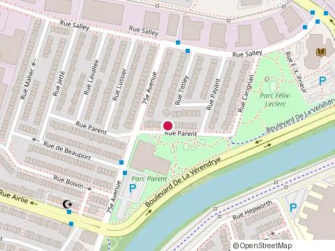Location of Desaulniers Construction Inc at 8911 Rue Parent, LaSalle