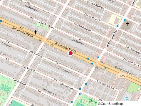 Location of Deschambault & Assoc Experts at 6696 boulevard Pie-Ix, Montréal