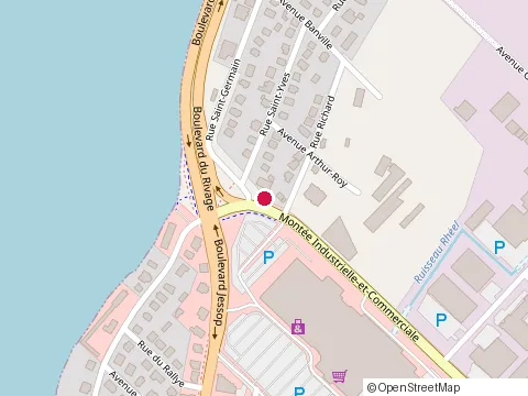 Location of Deschênes Radiateurs at 22 Montée Industrielle, Rimouski