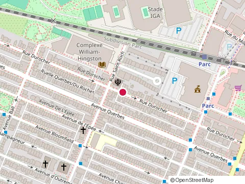 Location of Desi Chaska Mtl at 7607 Durocher St., Montréal
