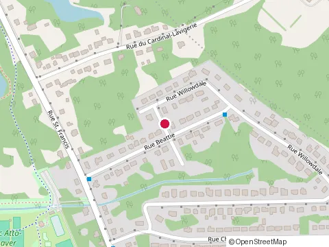 Location of Design Lp1 at 105 Rue Parker, Sherbrooke