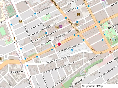 Location of Design School Of Laval University at 90-295 boulevard Charest E, Québec