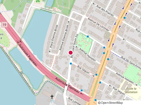 Location of Desmarais & Hargreaves at 2033 boulevard Gouin E, Montréal
