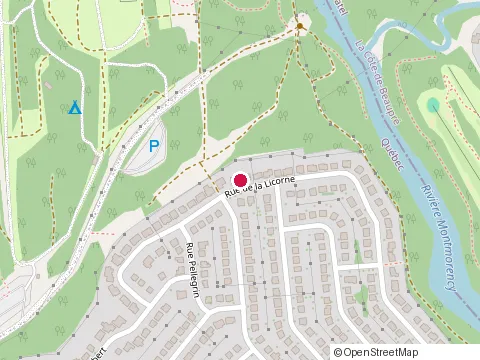 Location of Desmeules Constructions Inc at 341 Rue de la Licorne, Québec
