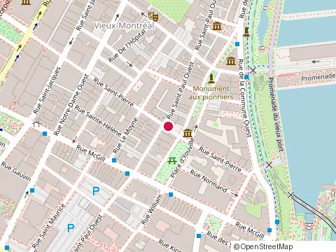 Location of Desrochers Ducharme at 240 Rue Saint-Jacques O # 400, Montréal