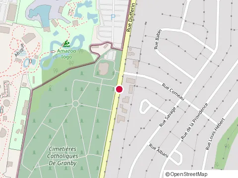 Location of Desroches Cecile at 393 Dufferin, Granby