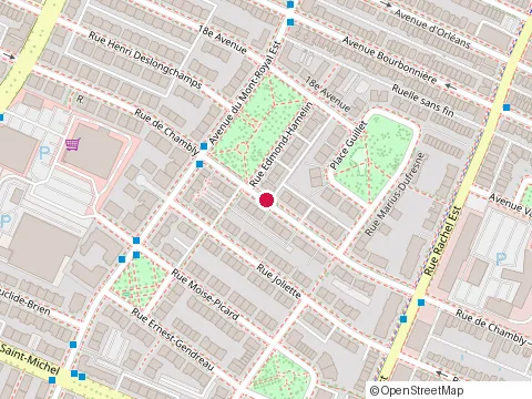 Location of Dessine Moi Un Biscuit at Rue de Chambly, Montréal