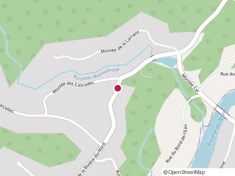 Location of Deux Frères at 16055 Rue des Cascades, Mirabel