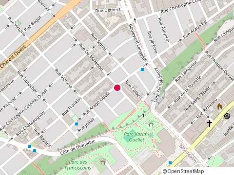 Location of Developpement de Mazenod at 605  Rue de Mazenod, Québec