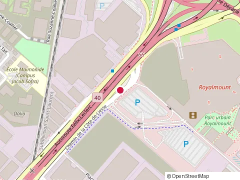Location of Devotek Construction at 5525 Chemin de la Côte-de-Liesse, Saint-Laurent