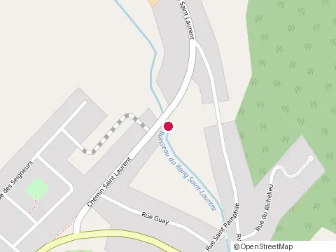 Location of Dexor Construction - Test de Sol - Fondation - Excavation at 44 Chemin St Laurent, Baie-Saint-Paul