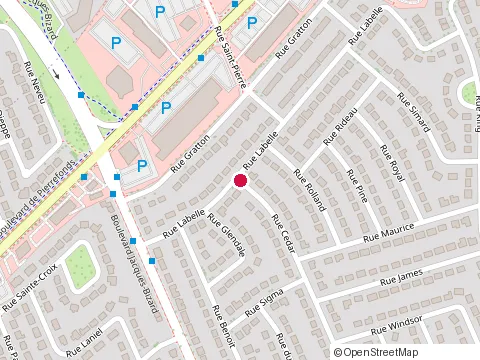 Location of Dff Béton at 4436 Rue Cedar, Pierrefonds