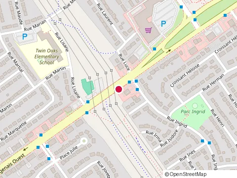 Location of Dg at 3676 boulevard Dagenais O, Laval